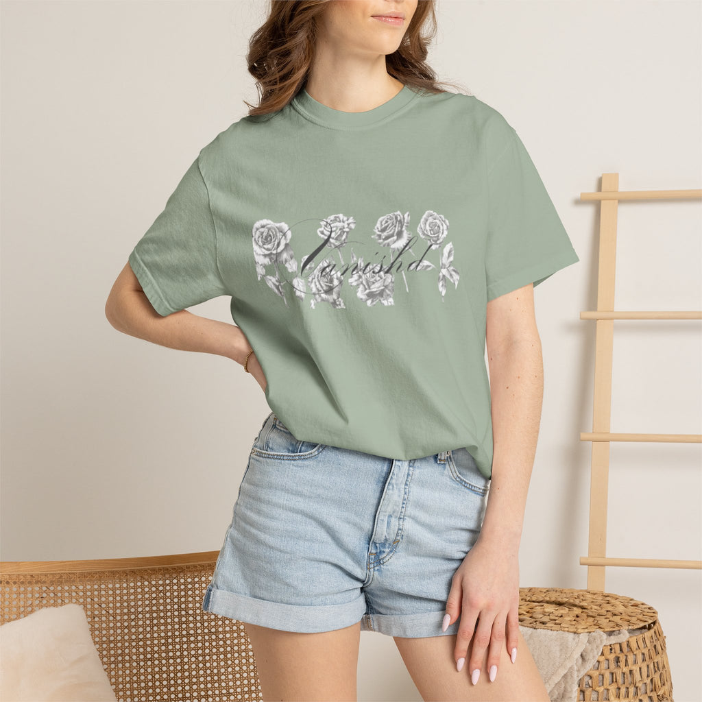 Vanishd rose t shirt
